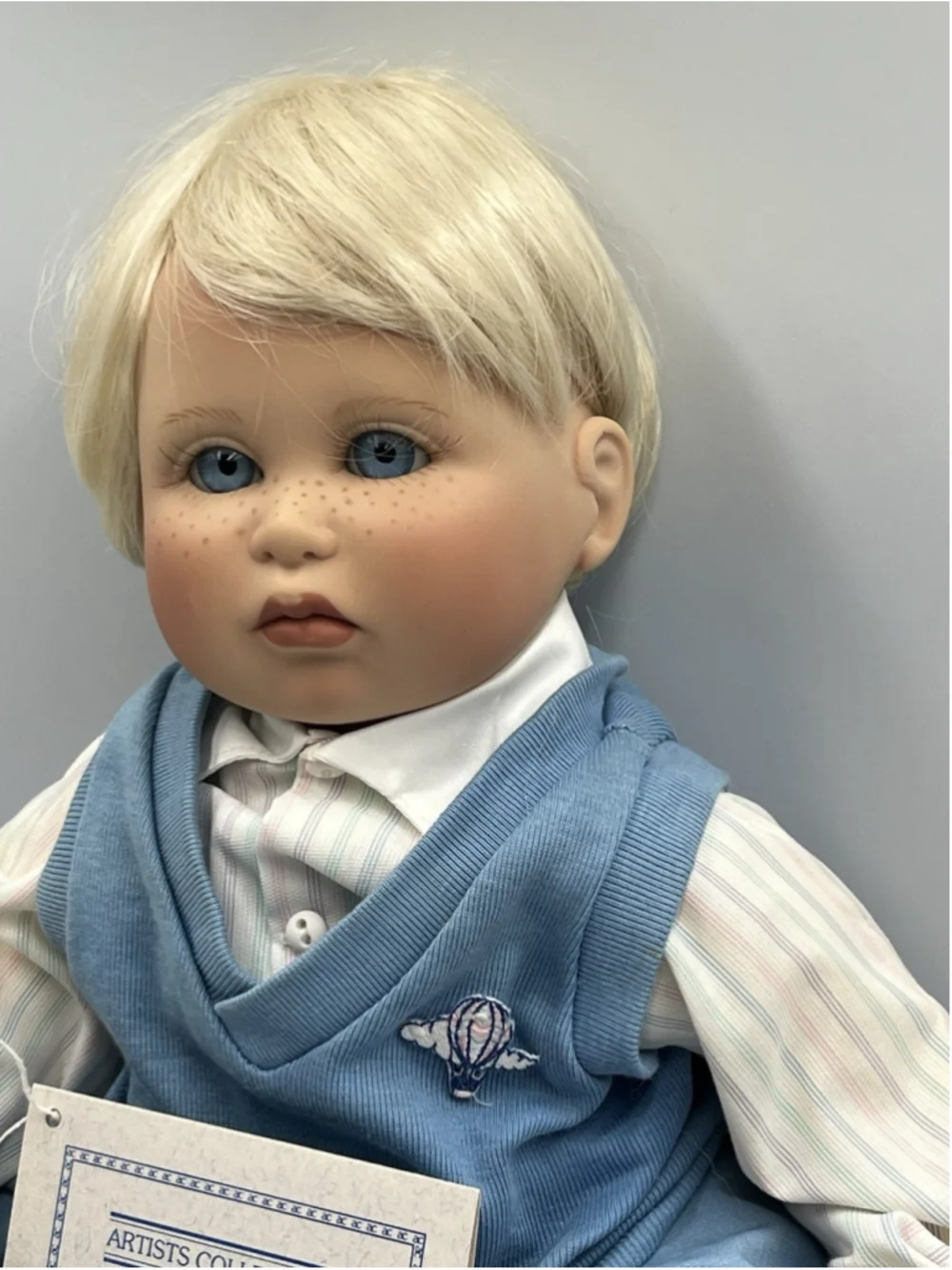 Virginia Ehrlich Turner Doll Vintage Limited #63/1,000 rare boy JUSTIN 1990 SEE